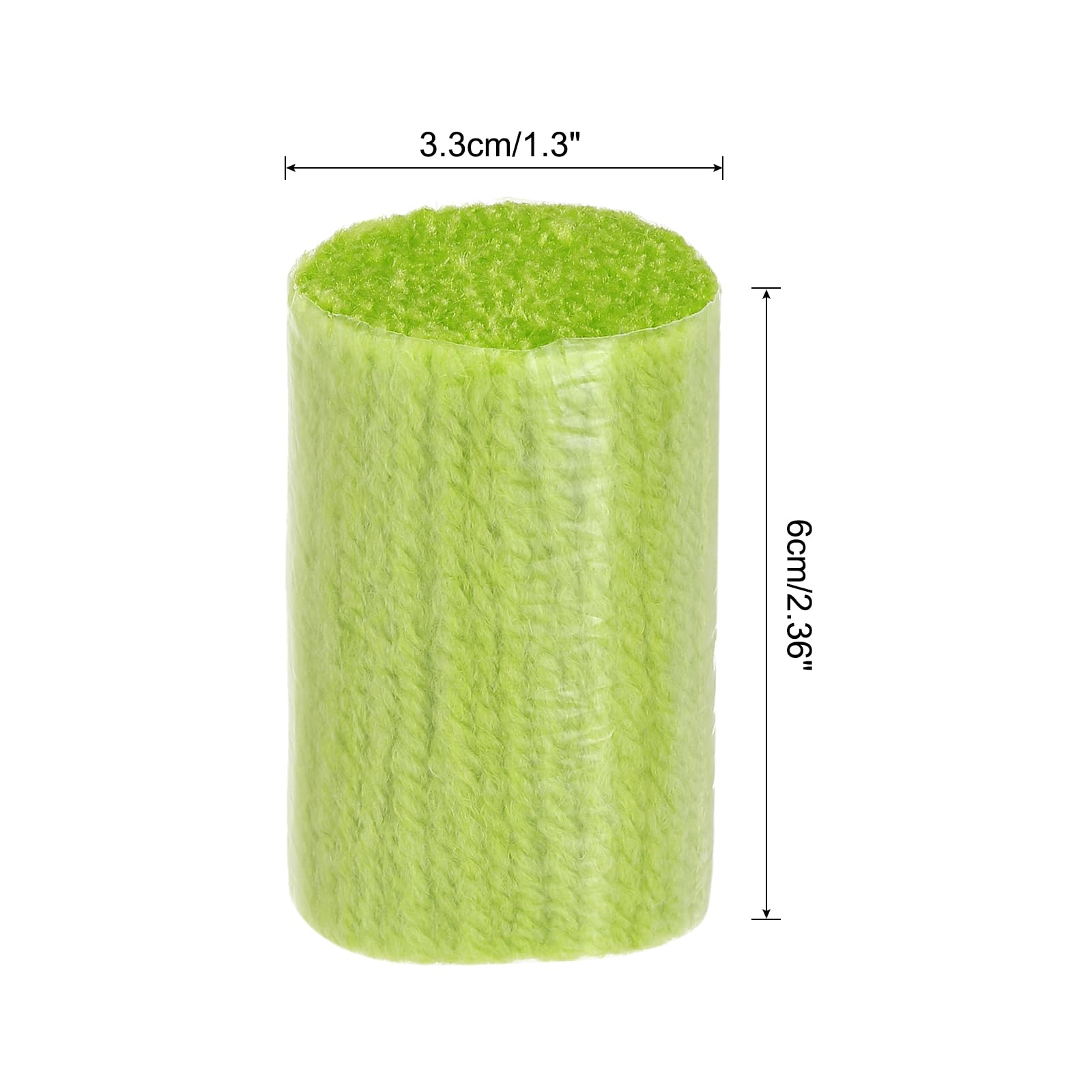 Patikil 10 Rolls Latch Hook Kit, Precut Yarn for Hook Rugs Crochet Bundles - Light Green - Image 2