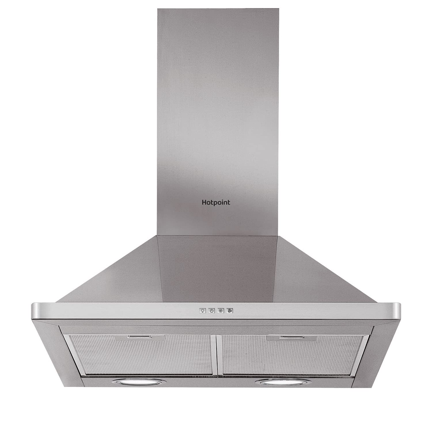 Hotpoint PHPN6.5FLMX Cappa da cucina in acciaio inox, 60 cm