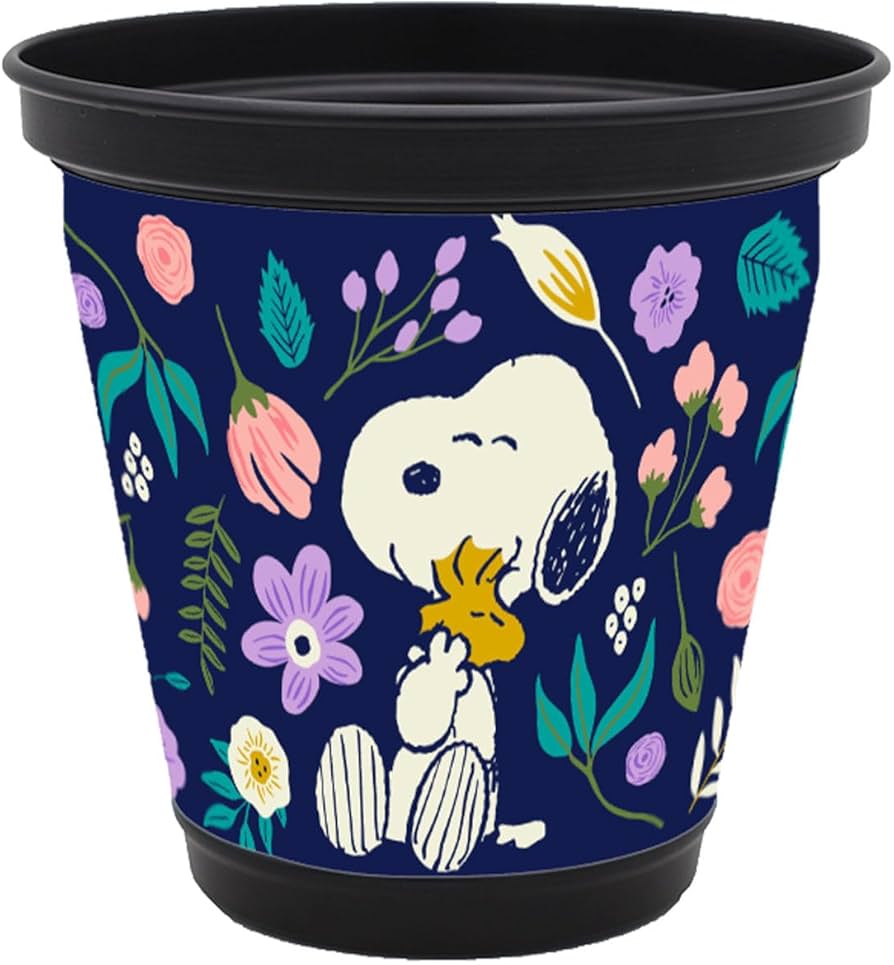 スヌーピー　プランター　フラワーベース Amazon.com : Flagology, Peanuts® Snoopy and Woodstock Floral Hug