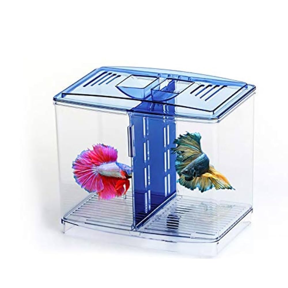 Lifewithpets 10 Gallon Aquarium Tank Divider. Perfect For Betta Fish Tanks. ONLY Compatible With USA Tank Sizes Listed Below. NO Suction Cups Required