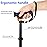 LIXIANG Walking Cane for Women for Stability Balance Folding Foldable Canes for Men Heavy Duty Collapsible Fashionable Decorative Cane Pure Black