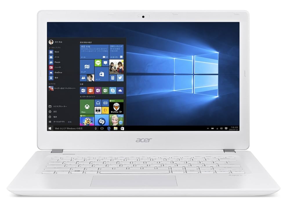 Amazon.co.jp: Acer ノートパソコン Aspire V13 V3-372-N34D/W