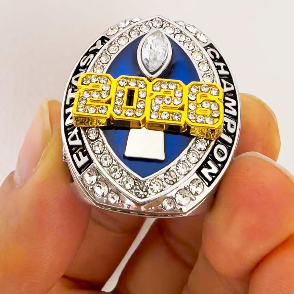 2026 Fantasy Football Championship Ring Trophy Award Prize Trophy Sports Winner MVP FFL Ring