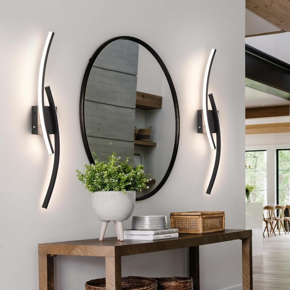 Lampada da Parete Senza Collegamento alla Rete elettrica con Telecomando, LED Ricaricabile Tramite USB, Wireless, Touch, dimmerabile, Batteria da 6000 mAh, Timer di Ricarica, Illum