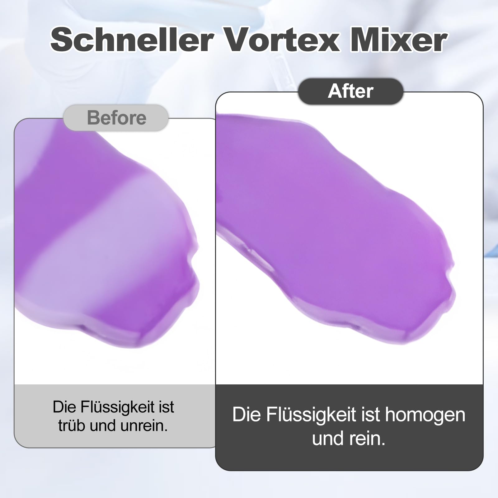 Vortex - Mini mixer per laboratorio, con funzione touch, 3000 giri/min, per agitatore di vernice, smalto, gel per ciglia, inchiostro per tatuaggi, 100 pezzi
