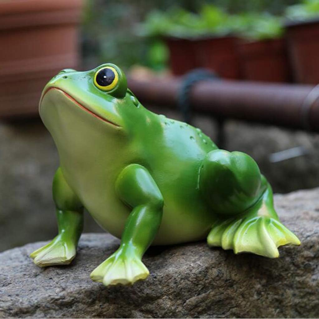 カエルの置物 ZXDTVFGN クリエイティブ 樹脂 カエル 置物 像 装飾 フィギュア