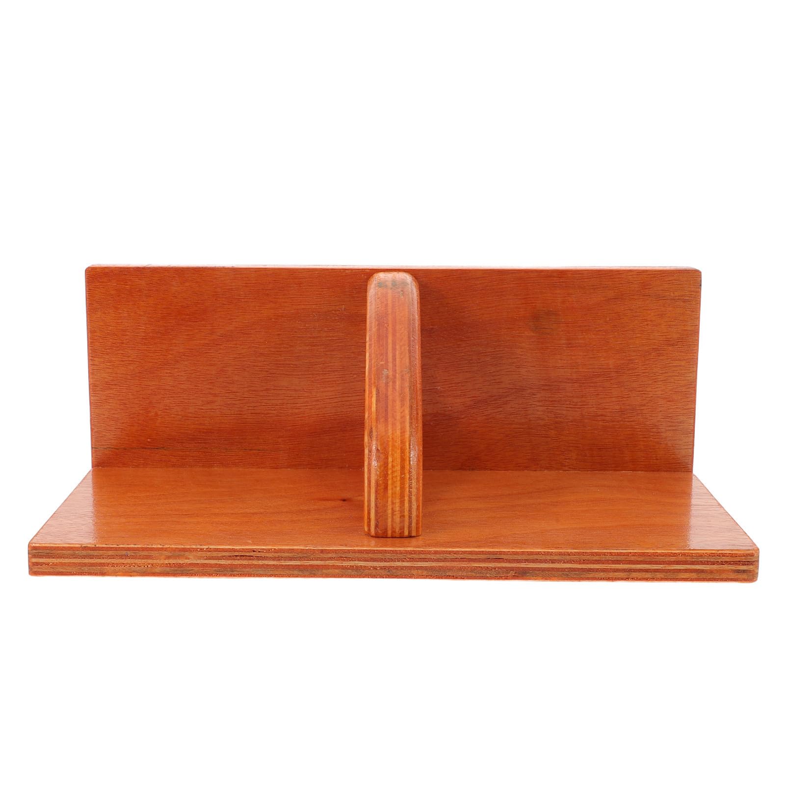 Bloque de Empuje para Cortadora de Papel, Madera Naranja