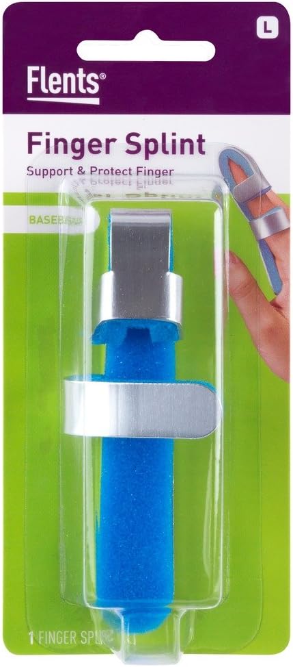 Apothecary Flents Baseball Finger Splint, Large