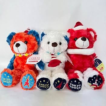 Amazon.co.jp: 値下 6 2 ご当地ベア 東京タワー ベア 3体 : おもちゃ