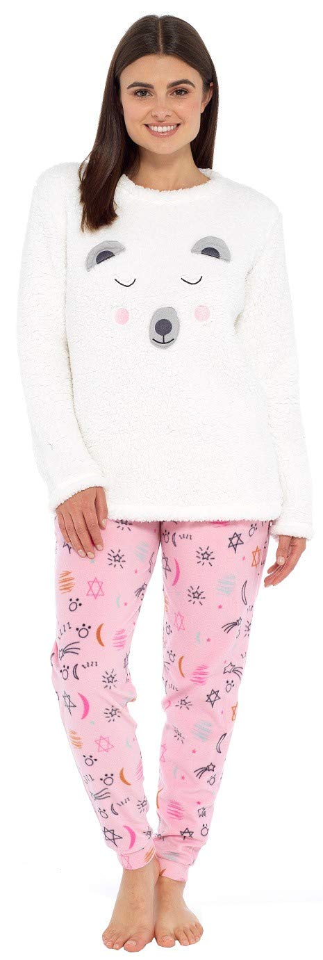 Ladies Soft, Comfy & Warm Pyjama Sets | Warm Fleece Pyjamas for Women Sets Pjs | Soft Twosie Pyjama Set for Ladies Gifts for Her