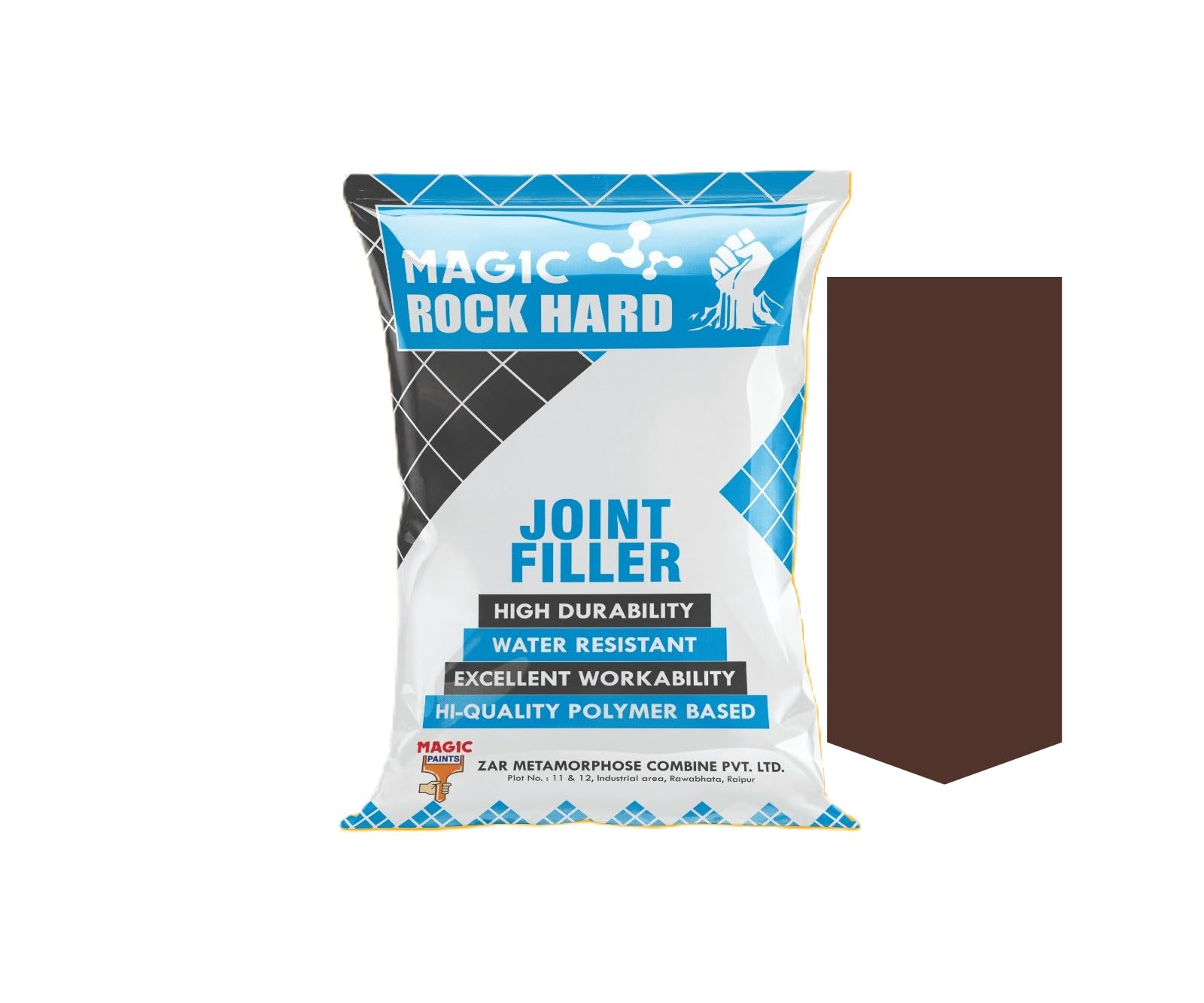 Magic Rock Hard White Cement Joint Fillers for Wall Tiles, Floor Tiles | Polymerized Tile Joint Filler |Crack Filling |Universal Adhesive |Repair | Construction Works 1 KG (Terracotta) (B0D2K6X75C) Amazon Price History, Amazon Price Tracker