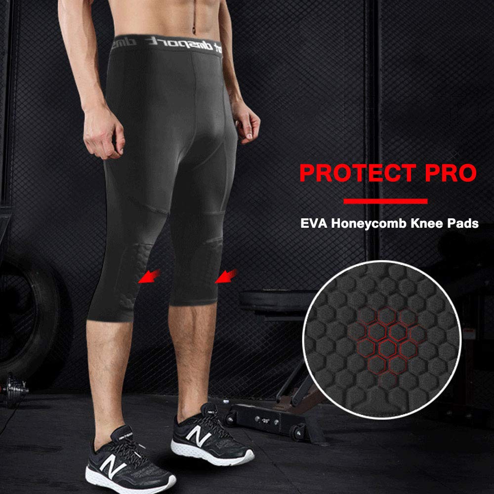 youth padded compression pants basketball