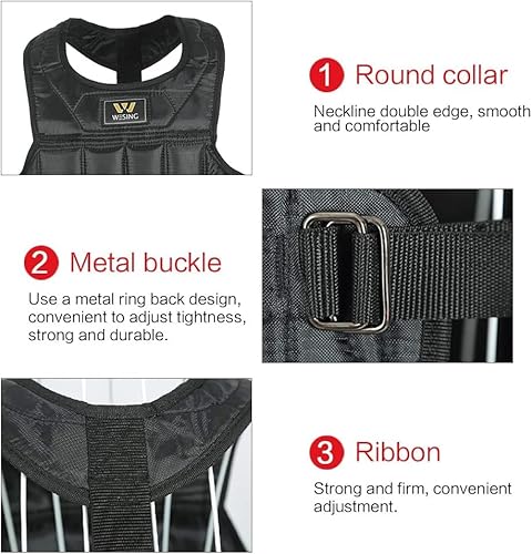 Wesing Martial Arts Muay Thai Boxing Chest Protector Mma Sanda Chest Guard (Black, L) #TOP4
