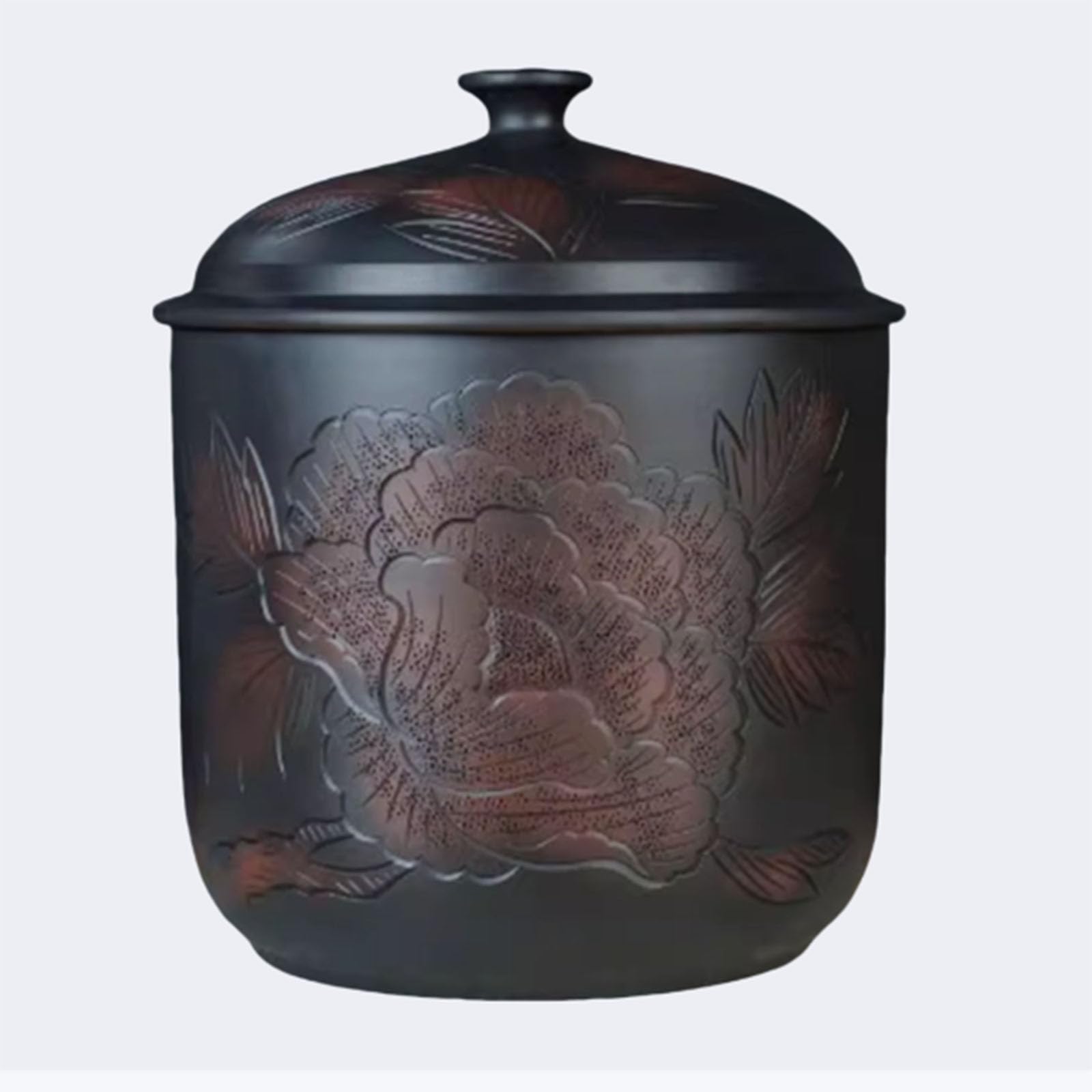 Rice Bin, Rice Box, Rice Jar, Large Sealed Storage, Ceramic Grain Dispenser, Ceramic Rice Box, Household Rice Storage Box with Lid, Sealed Bulk Food Storage, Cereal Snack Candy Food Dispenser 5KG