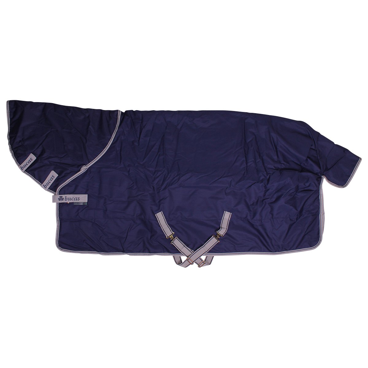 Couverture Bucas Freedom Turnout 135 cm imperméable 150g avec couvre-cou bleu
