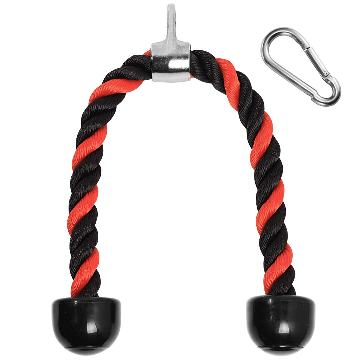 Tricep Rope Pull Down Heavy Duty Triceps Kit Easy to Grip Non Slip Cable  Attachment Ideal for Home Gym Face Pulls Tricep Push Down Rope System