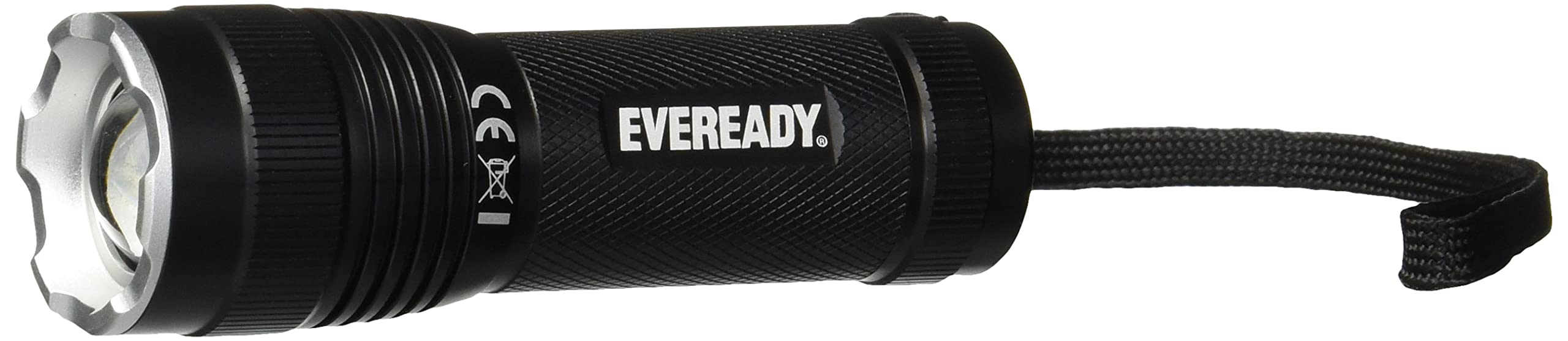 Photo 1 of EVEREADY LED Tactical Flashlight, IPX4 Water Resistant EDC Flashlight, Rugged and Bright for Outdoor Activity, Zoomable, 3 Light Modes. 4PACK