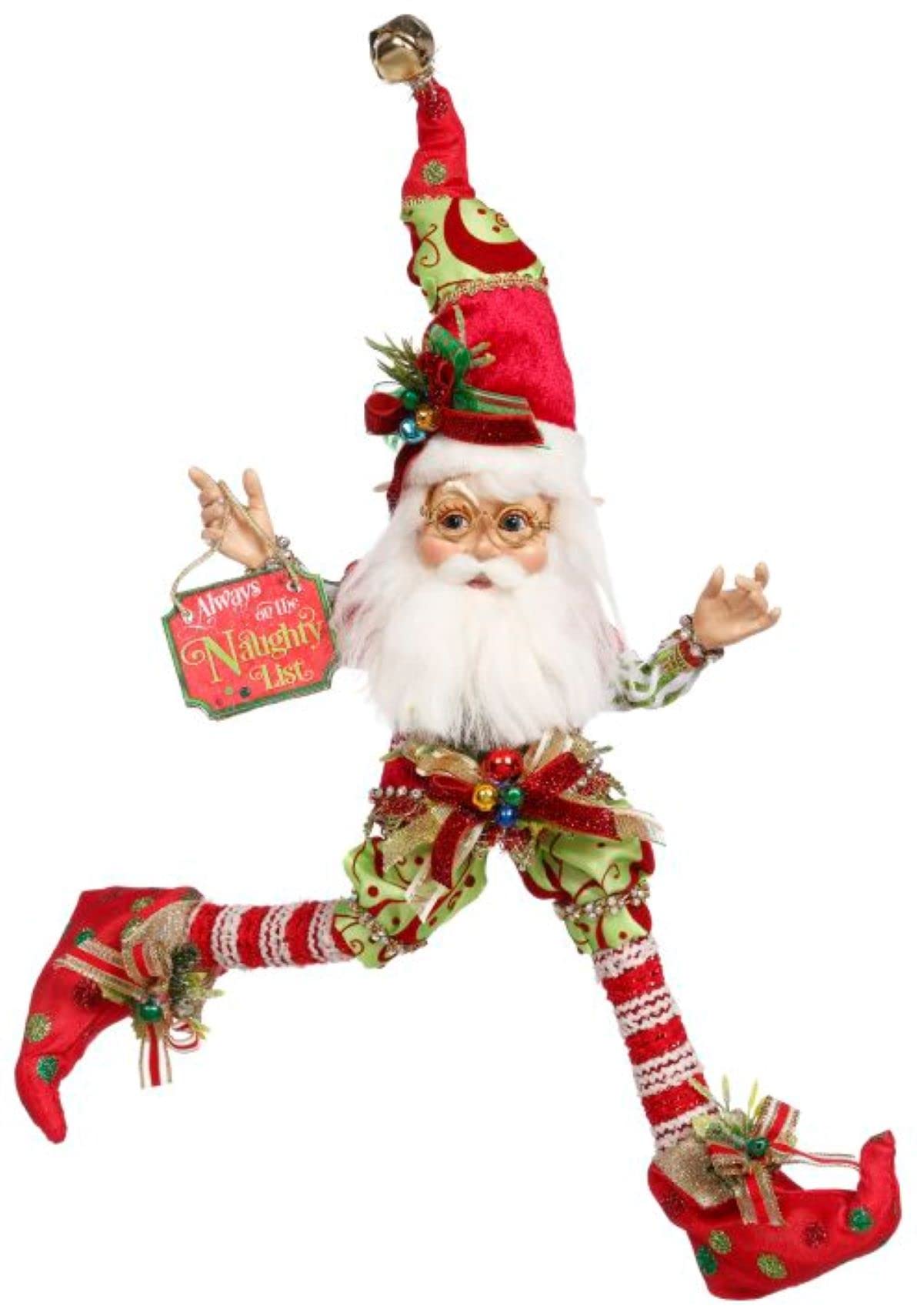 Mark RobertsNorth Pole Mischief Maker Elf, Small - 13 Inches,