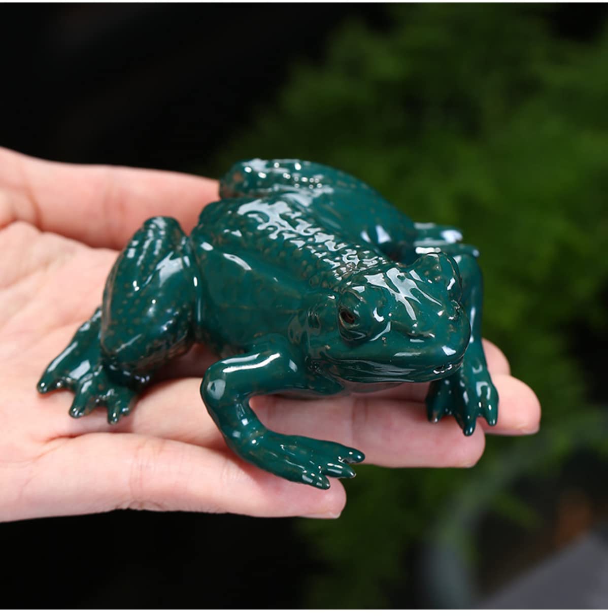 Amazon.co.jp: クリエイティブ パープル 砂 カエル ティー ペット 装飾