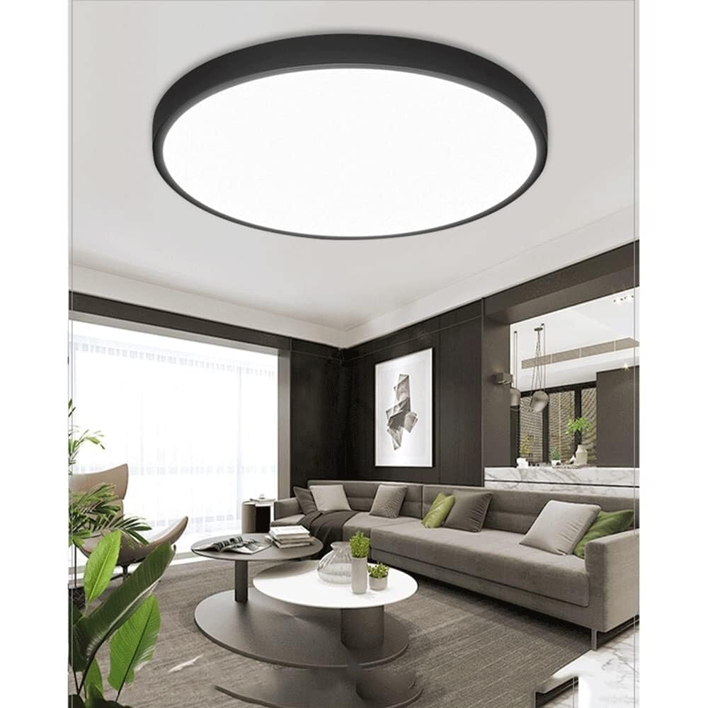 Générique Trójkolorowa przemysłowa lampa sufitowa o zmiennej intensywności bardzo cienki panel świetlny z kutego żelaza kolorowa metalowa lampa sufitowa do sypialni pokoju dziecięcego ganek przedpokój