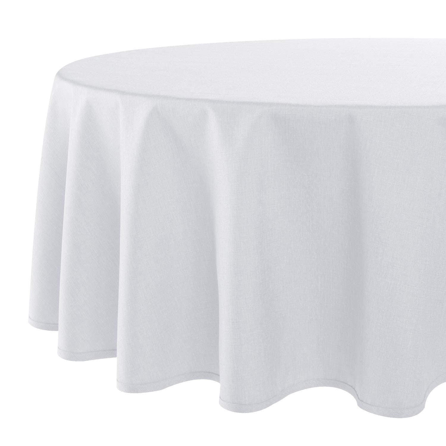 Delindo Lifestyle® Wien Home Tablecloth Stain Protection White 140 x 180 cm Oval (08038H)