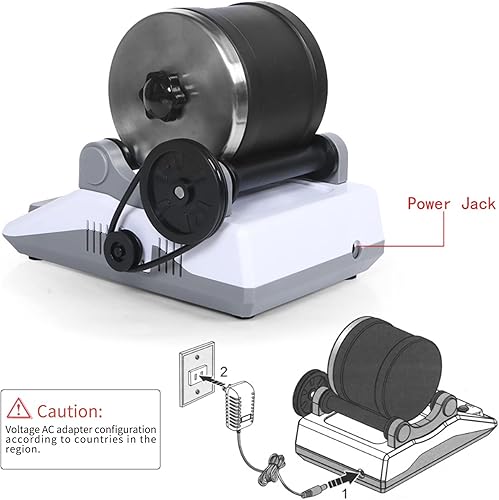 Miniatura 3 de Kit de vaso de roca - Convierte rocas ásperas en hermosas gemas con temporizador de 7 días, incluye 2 cinturones, bolsa de piedras ásperas, 4 etapas