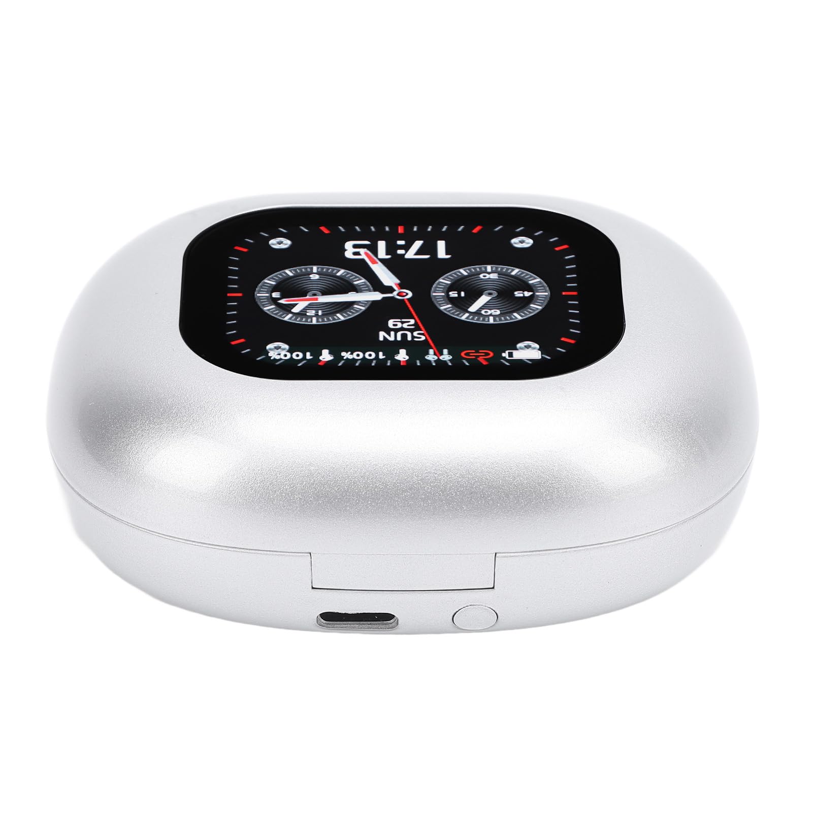 Gedourain Auricolari per Traduttore di Lingua Traduzione Efficiente in Tempo Reale 5.4 per Viaggiatori D'affari Resistente All'acqua IPX6 (Argento)