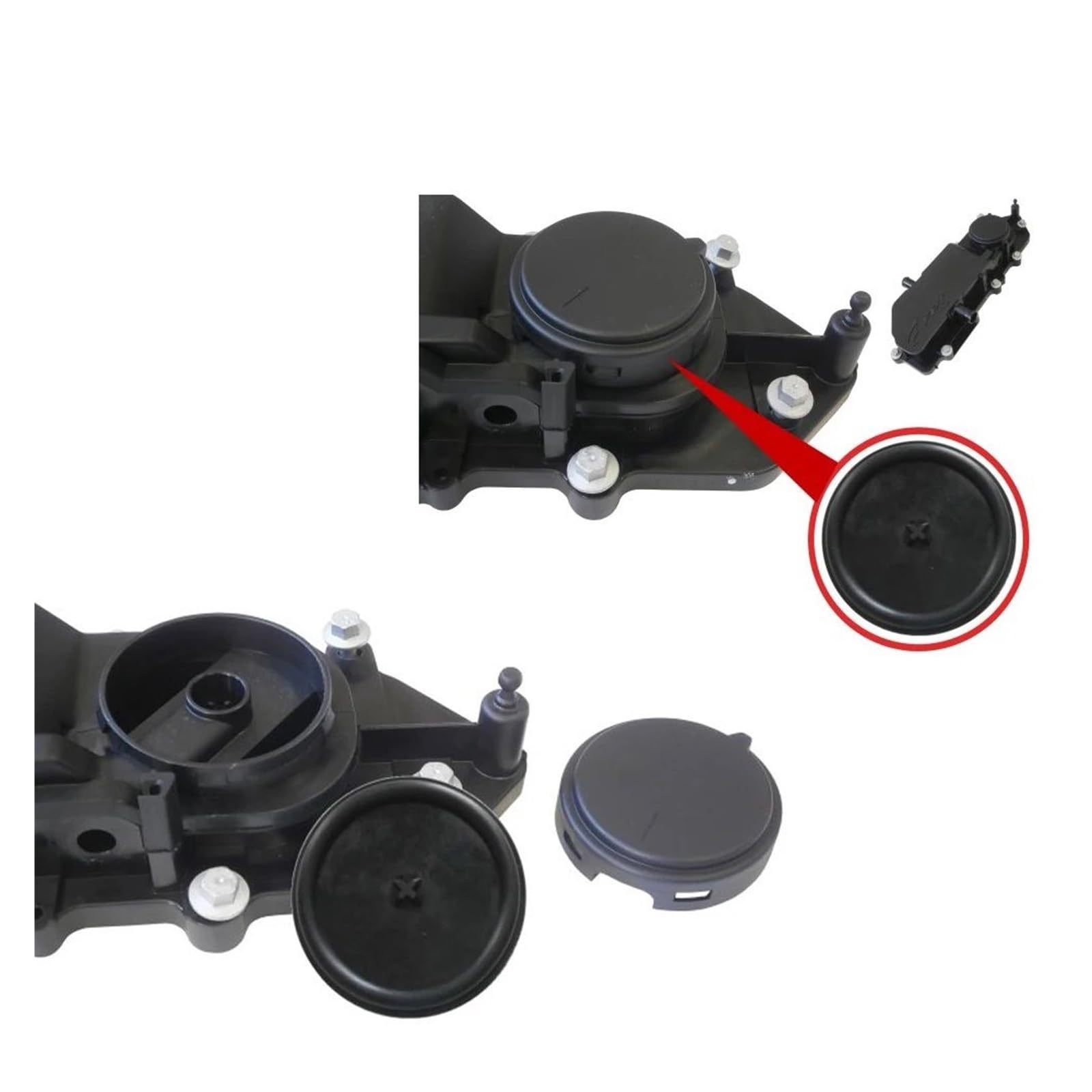 5/10pcs PCV Valve Cover Membrane,Fit For Daliy, Fiat Ducato Peugeot Boxer Citroen Jumper 2.3 JTD 2006-2014 500382586 504033899 osłona silnika pcv(10PCS)