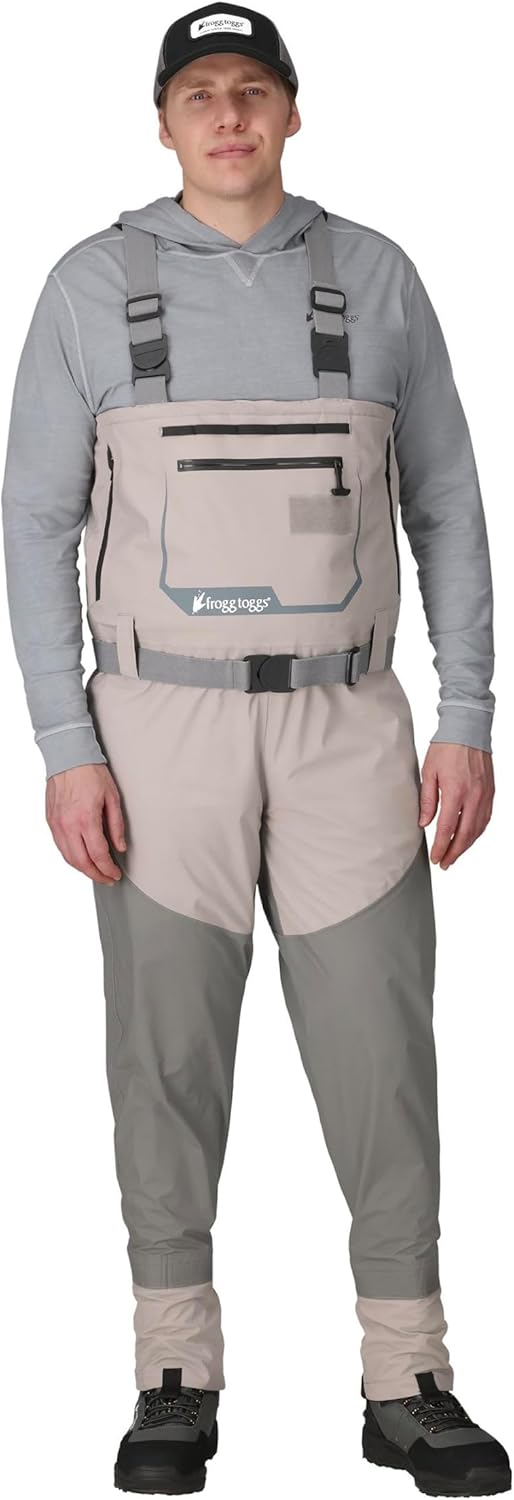FROGG TOGGS Men's Deep Current Stockingfoot Wader, Premium Angler Chest Wader