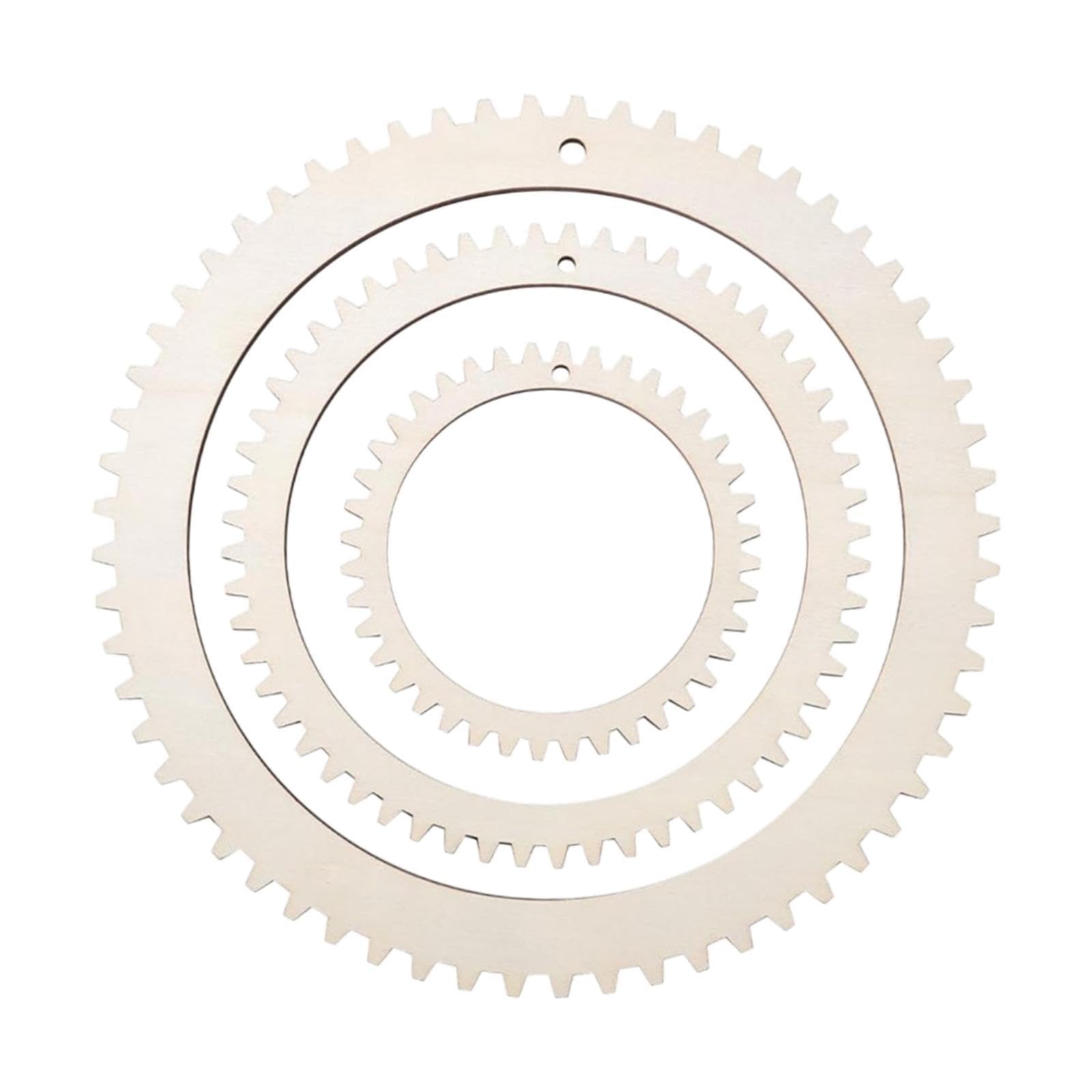 Nishiyuenyi Wood Knitting Loom Kit Weaving Tools Convenient Use DIY Weaving Art Weaving Supplies for Scarf Knitted Crafts Wall Decoration, Round 3pcs Set