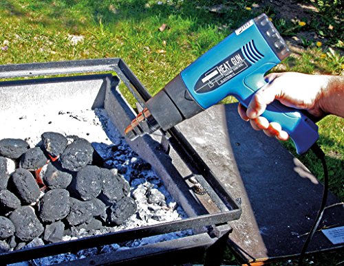 ChiliTec Heteluchtblazer 300 tot 1800 watt luchthoeveelheid en temperatuur regelbaar 50-550 °C, 2 opzetstukken/sproeiers voor het bewerken van kunststoffen, folies, stickers - Afbeelding 6