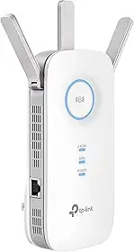 TP-Link Extensor WiFi AC1900 (RE550), cobre até 2800 pés quadrados e 35 dispositivos, repetidor sem fio de banda dupla de 1900 Mbps, reforço de Internet, porta Ethernet Gigabit