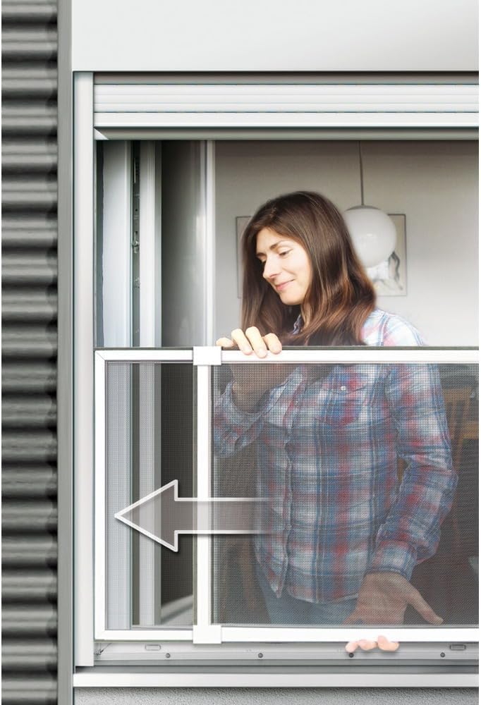 Schellenberg Insektenschutz Schiebe-Fenster Fliegengitter für Fenster NEU
