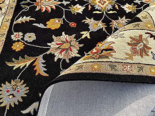 Image of Mordern Design Handmade Tufted Carpet Pure Woollen Export Quality Carpet for Living Room, Bedroom Hall [ Size 12 x 12 Square, Color Multi T4 ]