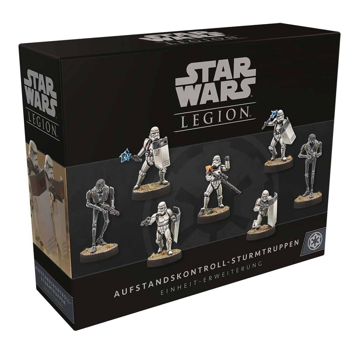 Atomic Mass Games, Star Wars: Legion - Insurrection Control Storm Trooper Expansion, Tabletop, 2 Players, Ages 14+, 120-180 Minutes, German
