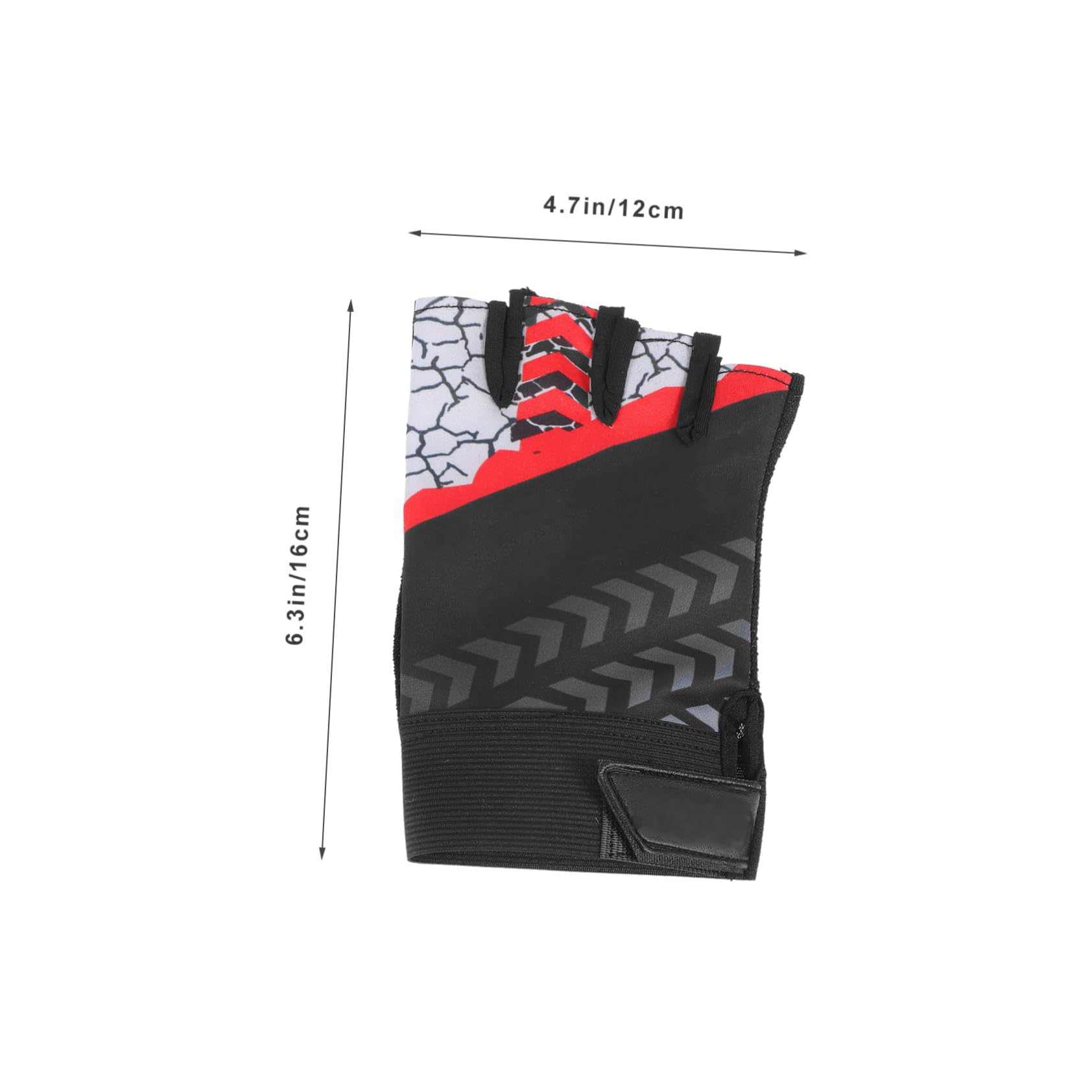 balacoo 1Pair Fingerless Outdoor Cycling Gloves for Adults Durable Slip Grip for Biking Fishing and Fitness Activities Lightweight Breathable Design