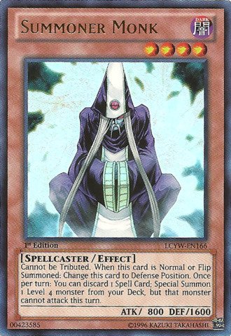 Amazon.com: YU-GI-OH! - Summoner Monk (LCYW-EN166) - Legendary