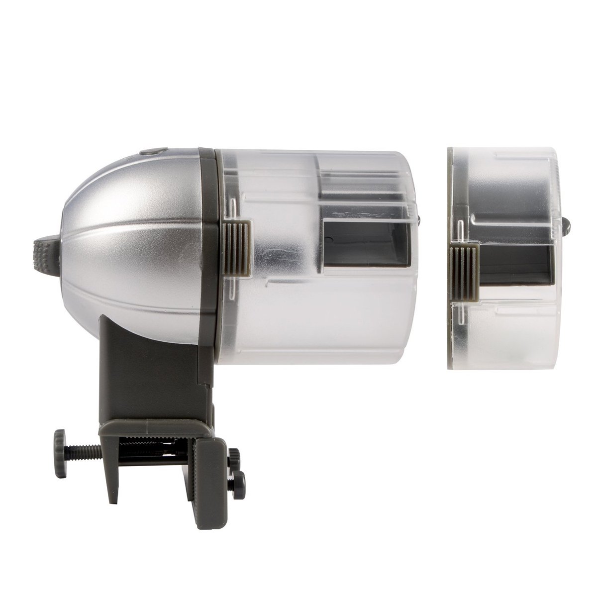 Saim Daily Double II Battery-Operated Automatic Fish Feeder w Extra Food Drum