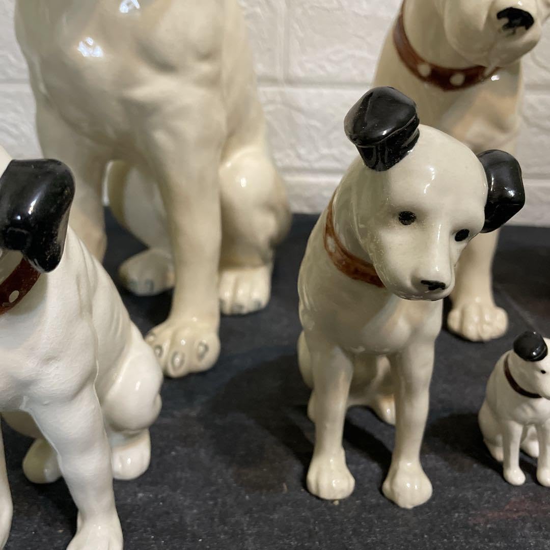 激レア 当時物 箱付き ビクター犬　ニッパー　8匹セット 昭和レトロ 激レア 当時物 箱付き ビクター犬 ニッパー 8匹セット 昭和レトロ 当時物