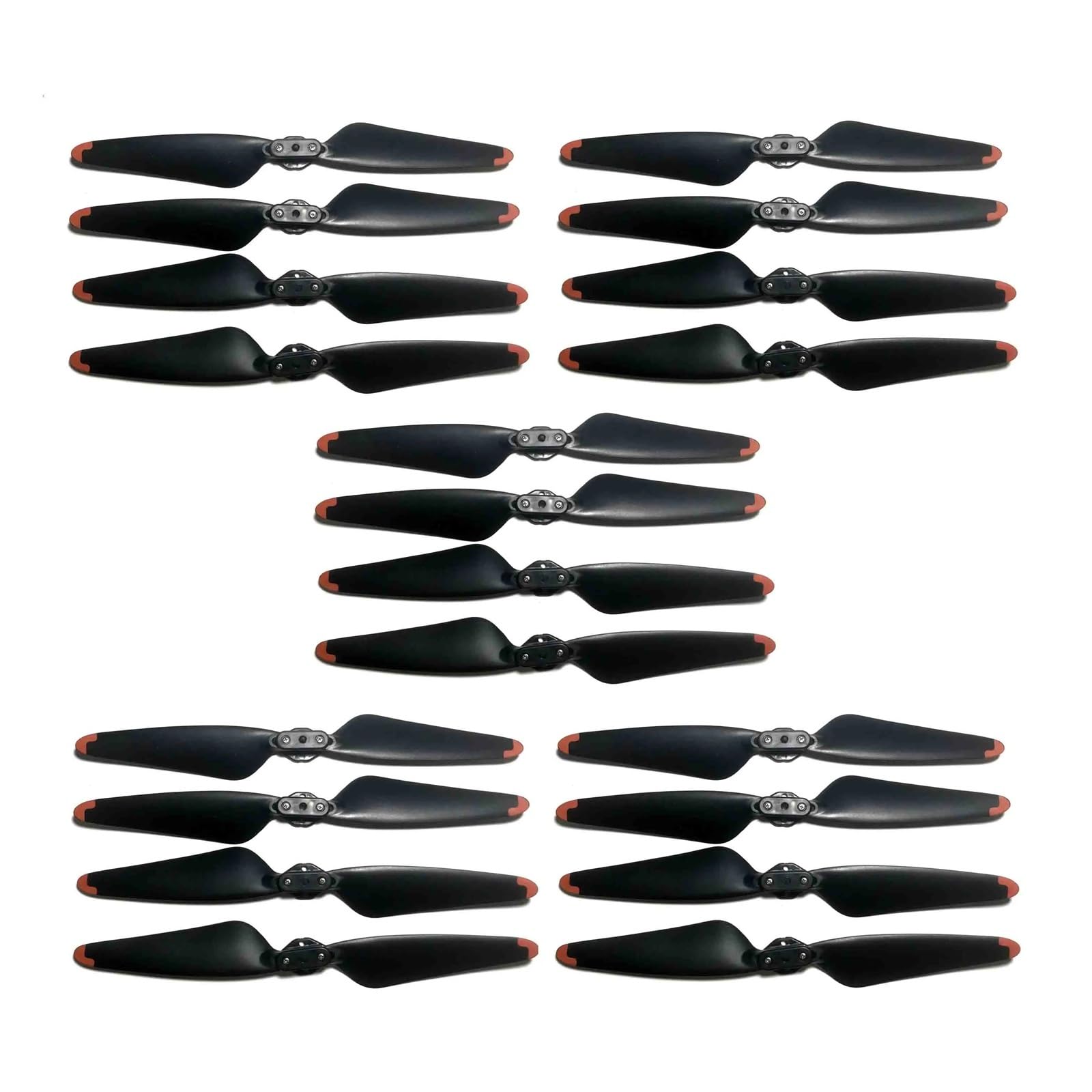 Compatibile con il kit di componenti del carrello di atterraggio Maple Leaf del braccio del motore brushless del drone KF104 Max 2(20pcs Blades)