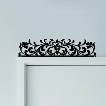 CUTHOLLOW Vintage Lace Door Frame Decorative Metal Wall Decoration