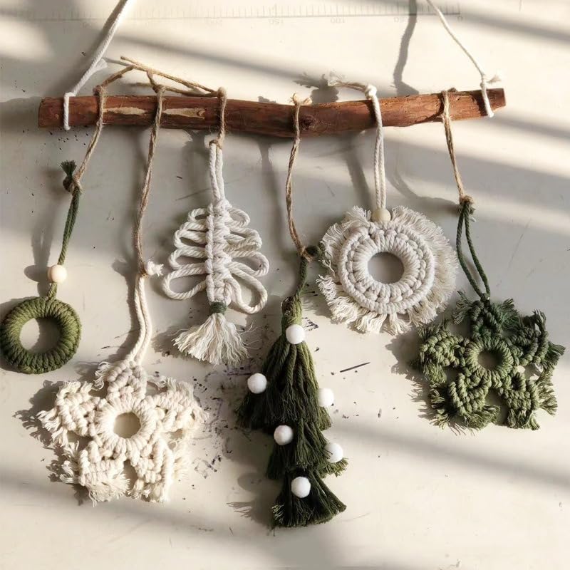 macrame boho christmas decor ideas