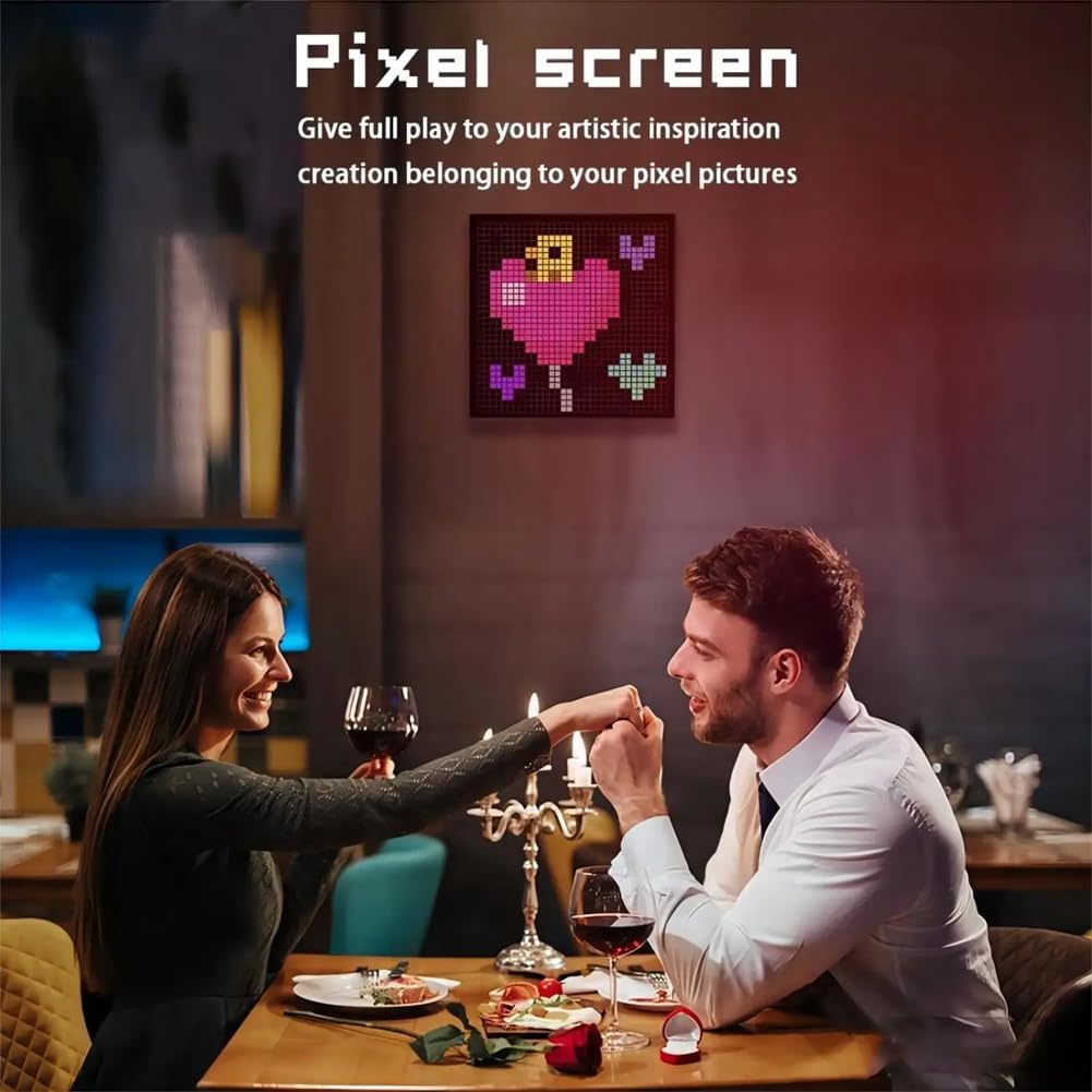 Display di Controllo del Cellulare LED Pixel App per Decorazioni da Gioco Business 32X32 Nero 1 PZ