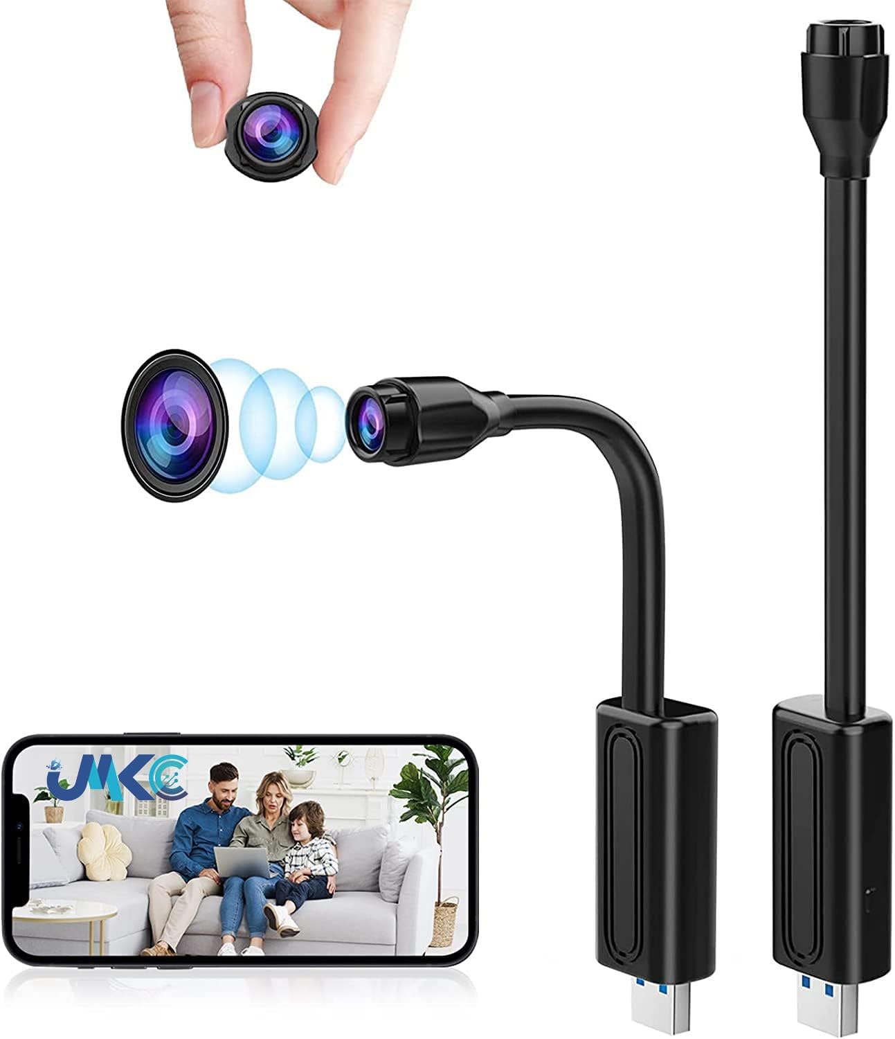 DDLC Wi-Fi Surveillance Flexible Neck Wireless Security Camera 1080P Watch Live View, Wireless Indoor/Outdoor Home Office with Motion Detection(Flexible Camera) (B0DC45NWL6) Amazon Price History, Amazon Price Tracker