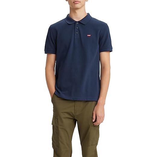 Levi's Housemark Polo Camiseta Hombre, Dress Blues, L