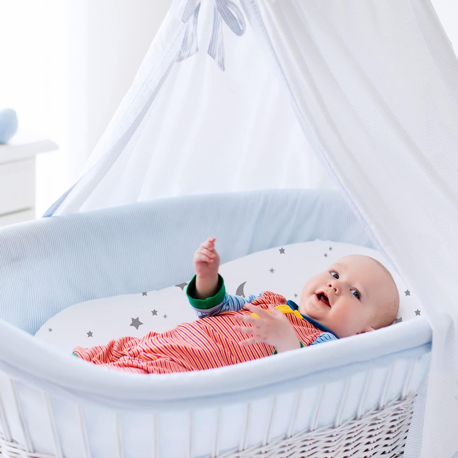 Crib Sheets Fitted Sheet Set For Boy Girl, Pack, Universal