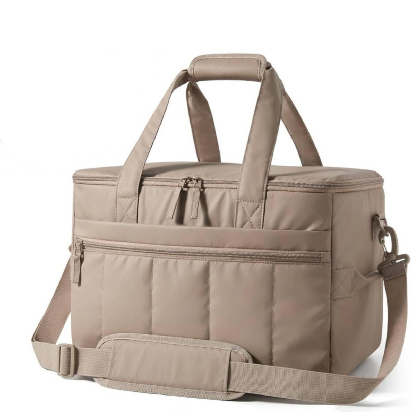 Nylon-Kühltasche isoliert Kühltasche mit Schultergurt leicht zu reinigen Thermotasche für Camping, Strand,