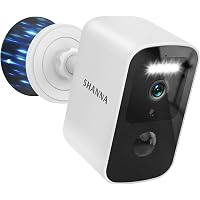 2K 3MP Telecamera WiFi Esterno Senza Fili-Archiviazione cloud gratuita,Montaggio magnetico Telecamera Wi