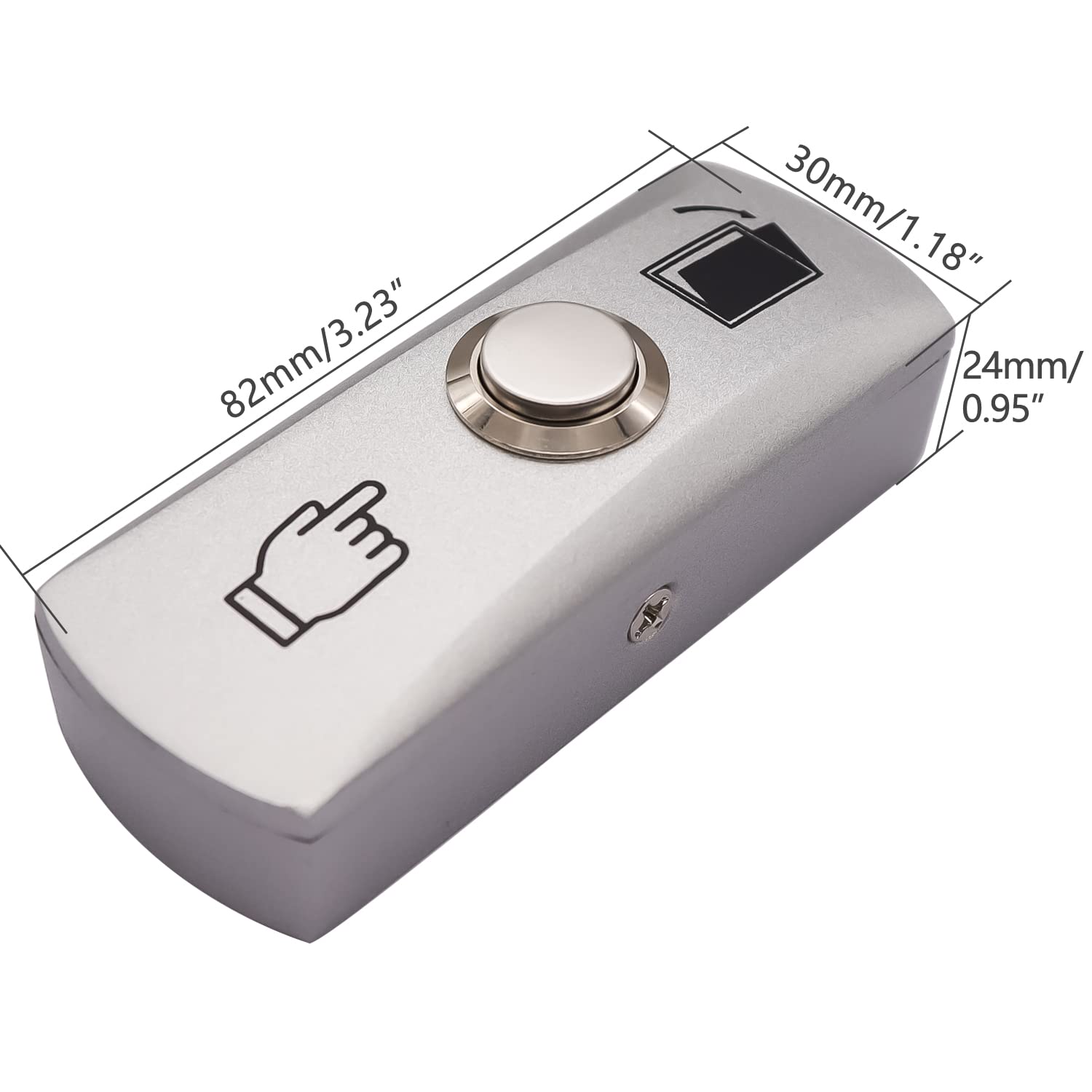 Snapklik.com : Mxuteuk Door Access Control System Momentary Push Button ...