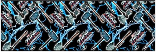 Miniatura 4 de Marvel Mjollnir and Stormbreaker - Taza de viaje aislada de acero inoxidable, 27 onzas, multicolor